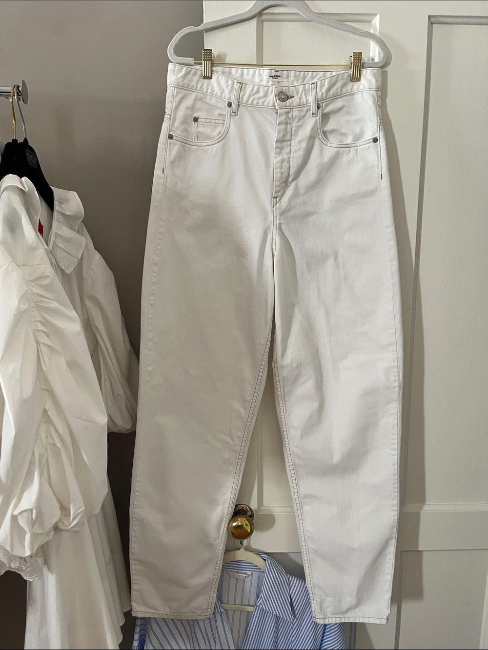 Isabel Marant women’s High-Rise Wide Leg Pants